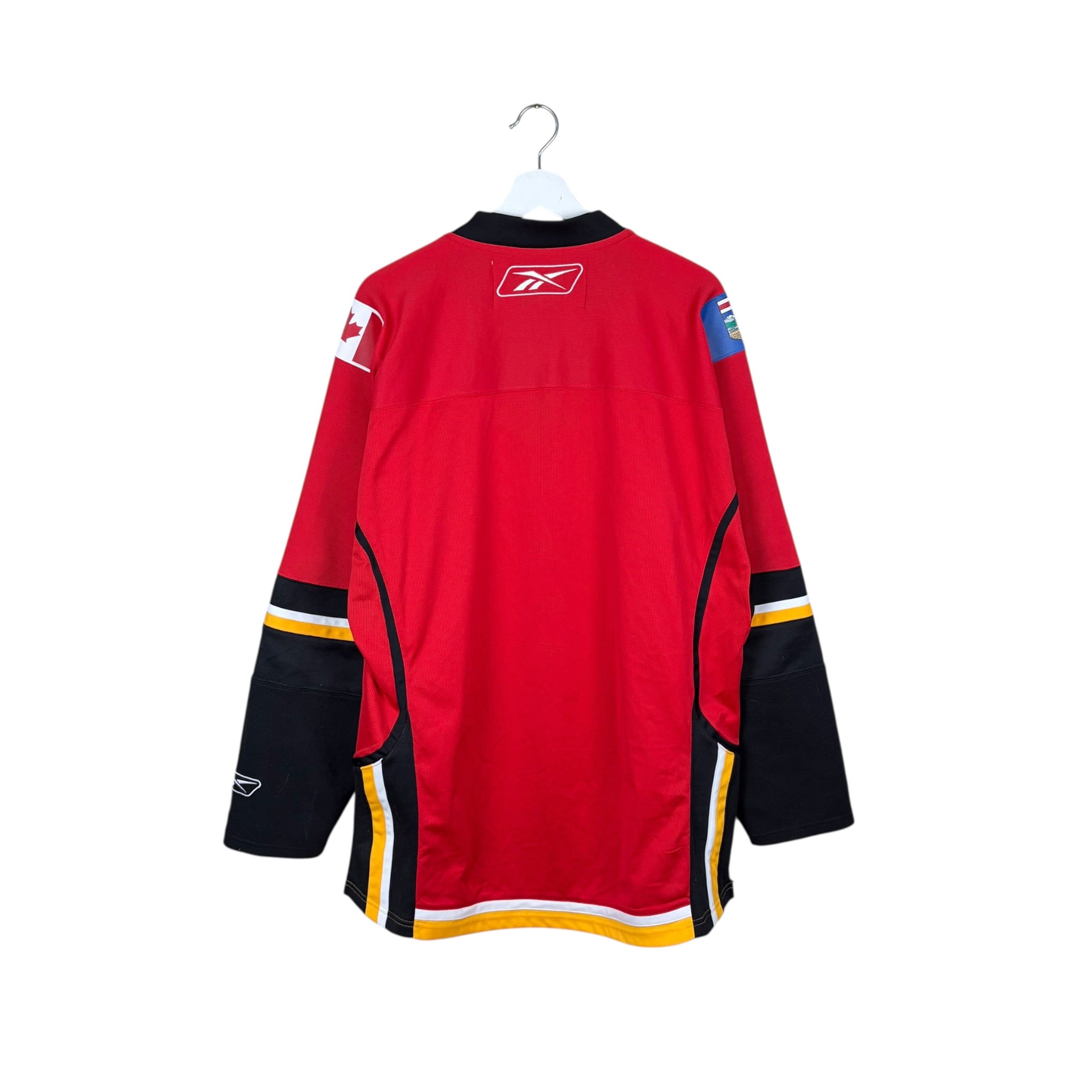Vintage Reebok NHL Calgary Flames Blank Away Jersey