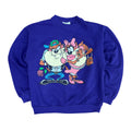 Vintage Summit Sportswear Taz & She Devil Crewneck Purple