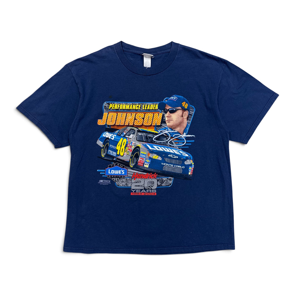 2004 NASCAR Jimmy Johnson Performance Leader Graphic Tee Navy