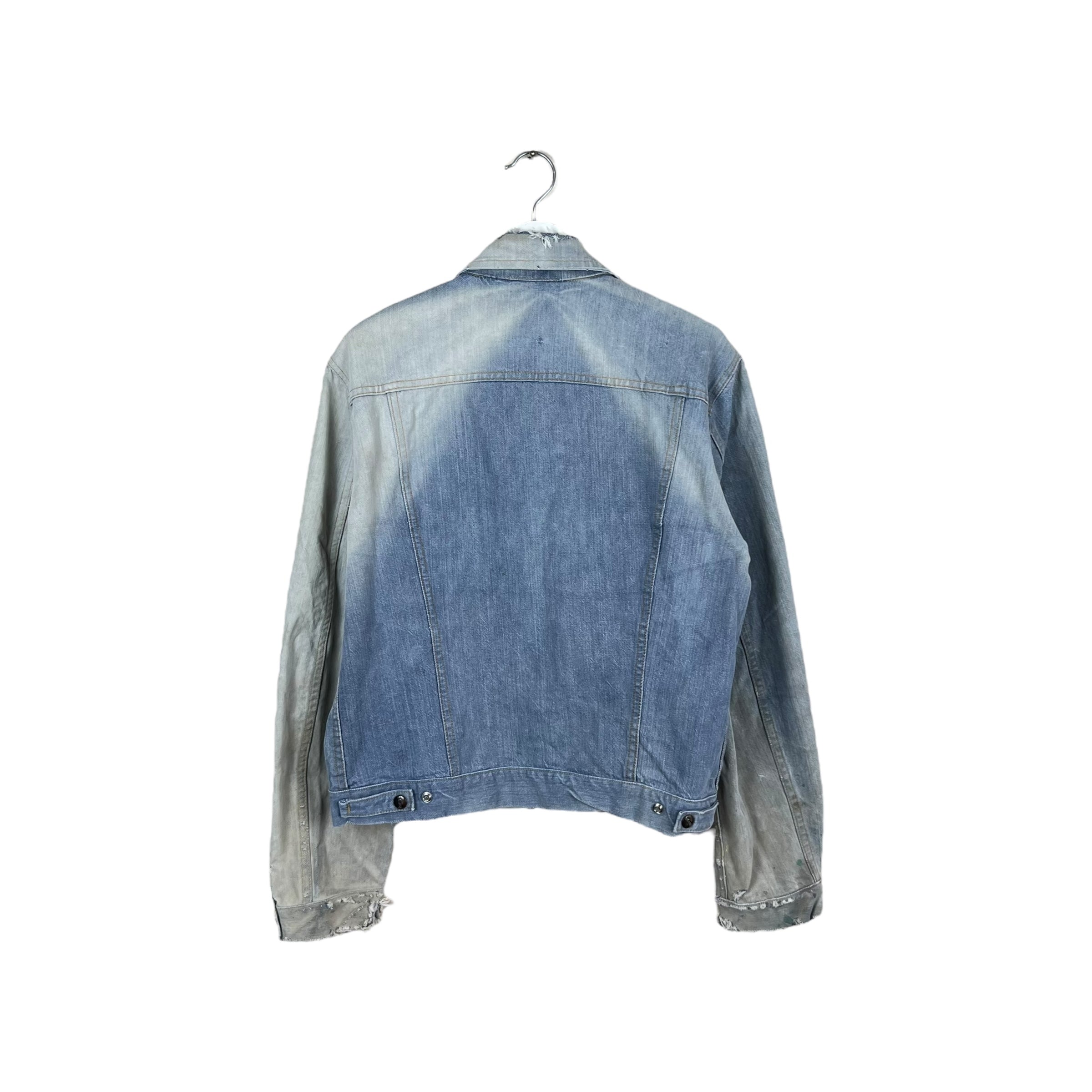 Vintage 60’s GWG Cowboy Jean Jacket Sun Faded Blue