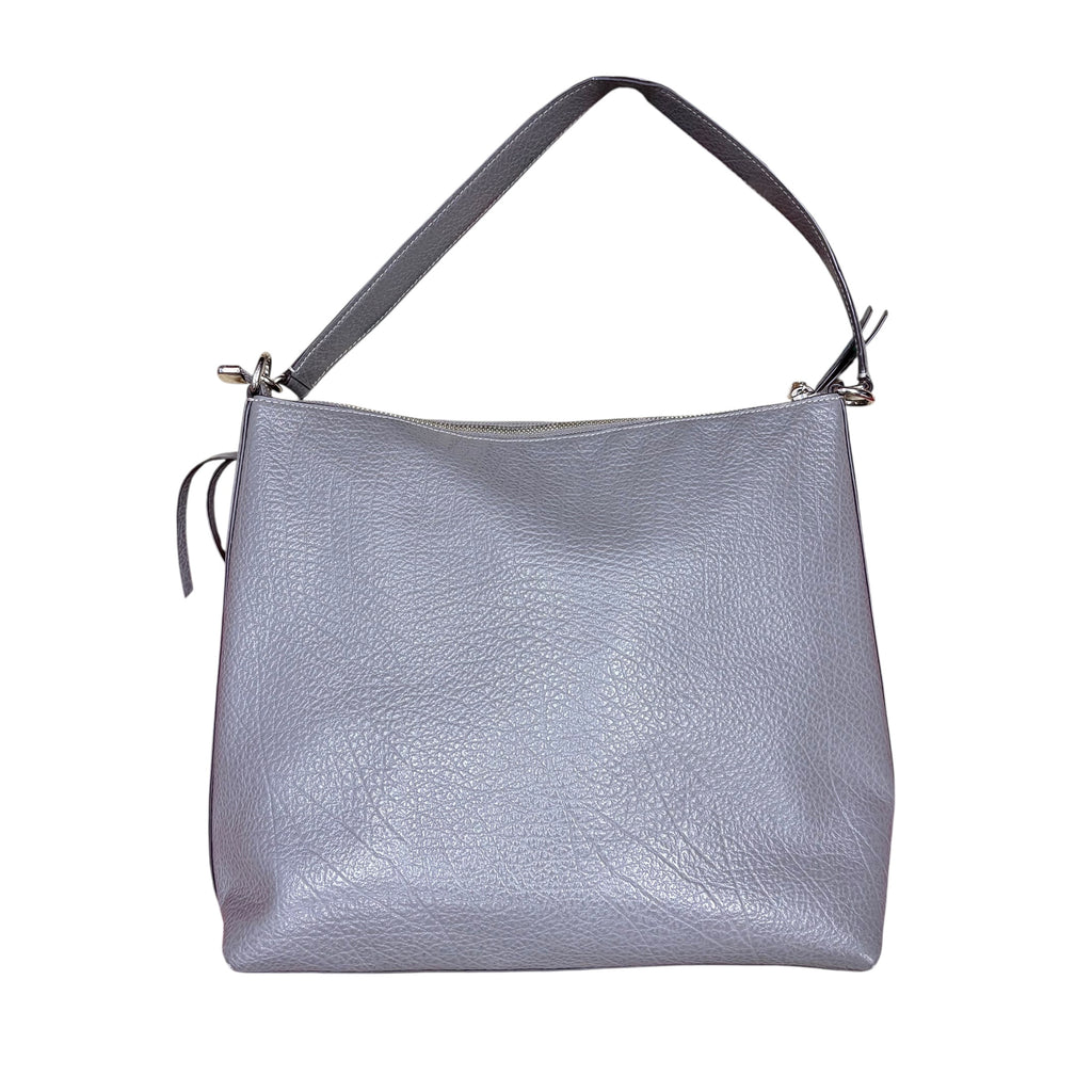 Coach Marlon Hobo Leather Bag Grey