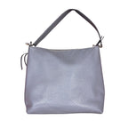 Coach Marlon Hobo Leather Bag Grey