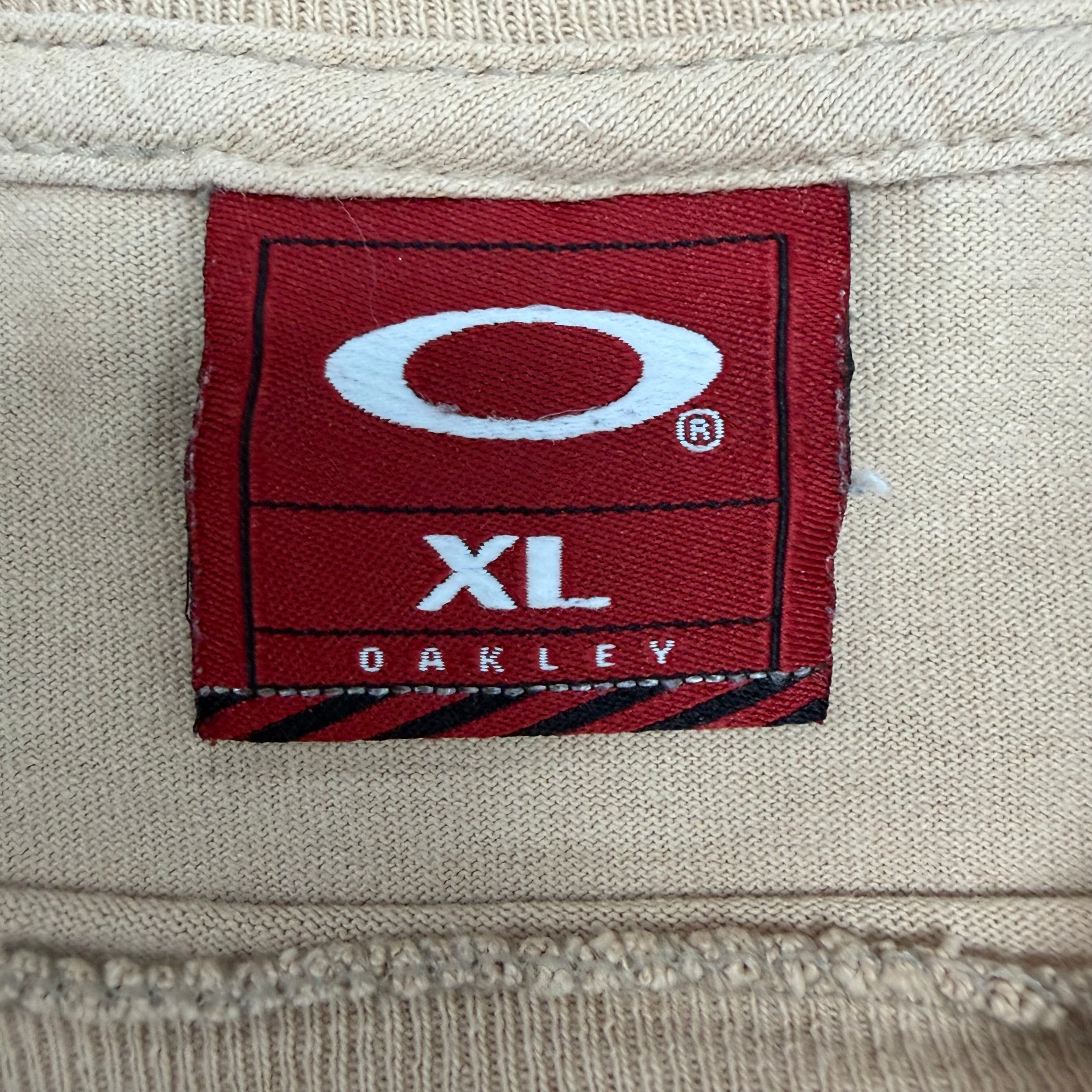 Vintage Oakley Metal Logo Longsleeve Light Peach