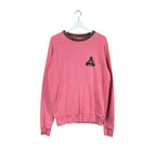 Palace Upside Down OG Logo Sweater Pink