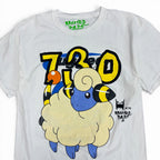 Asspizza x Pokémon Revived Printing Mareep Tee White