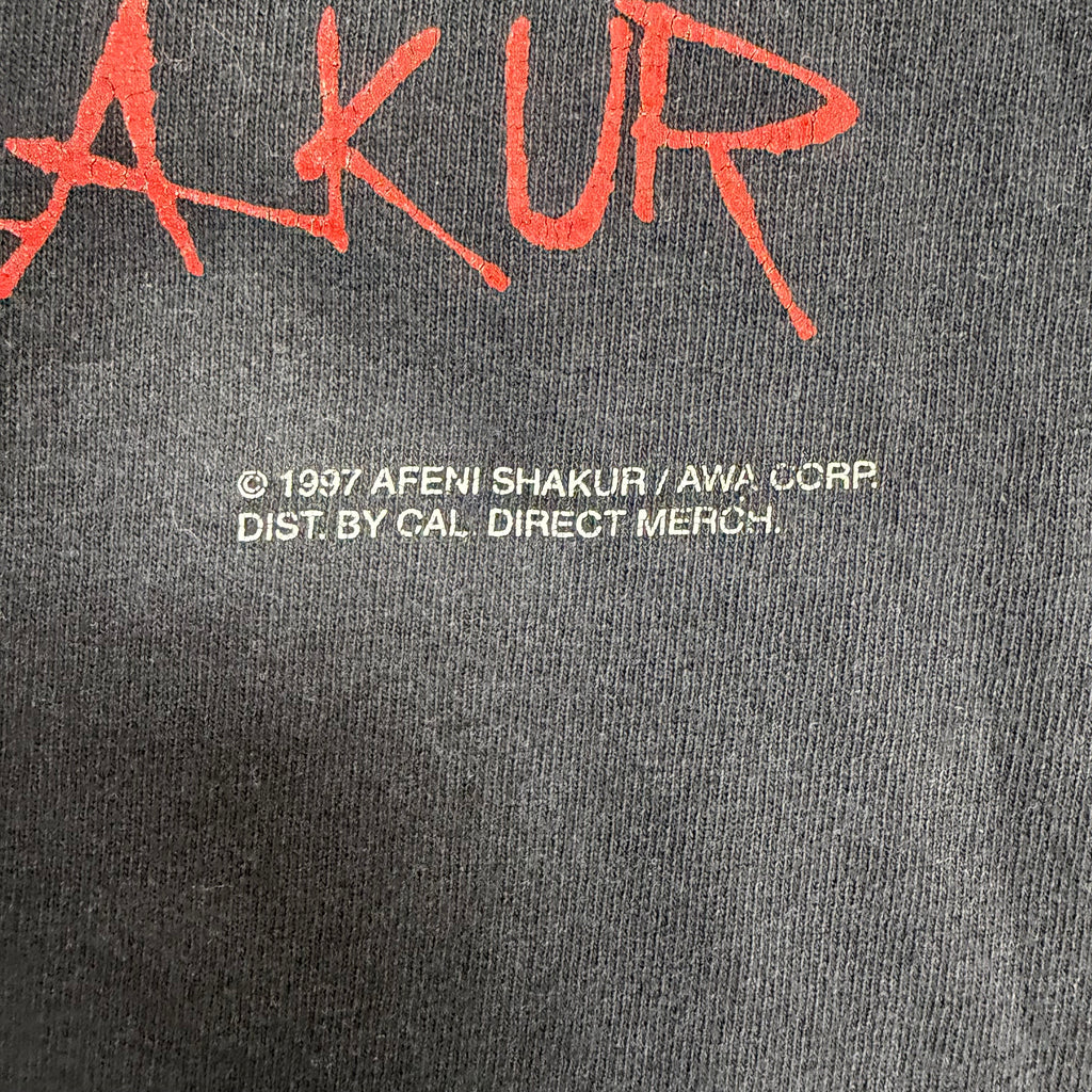 1997 Tupac “Rapping with the Dead” Tee Black