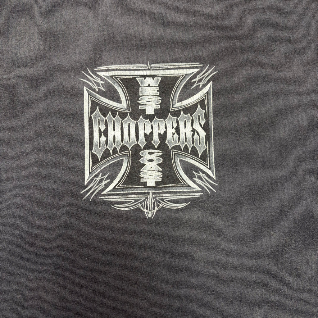Vintage West Coast Choppers Long Beach CA Faded Black/Grey