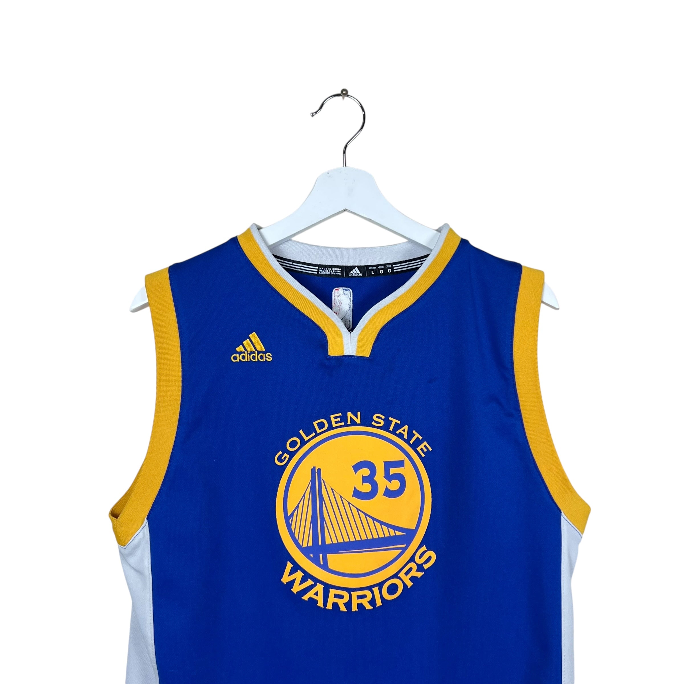 2016 Adidas Youth NBA Golden State Warriors Kevin Durant Away Jersey