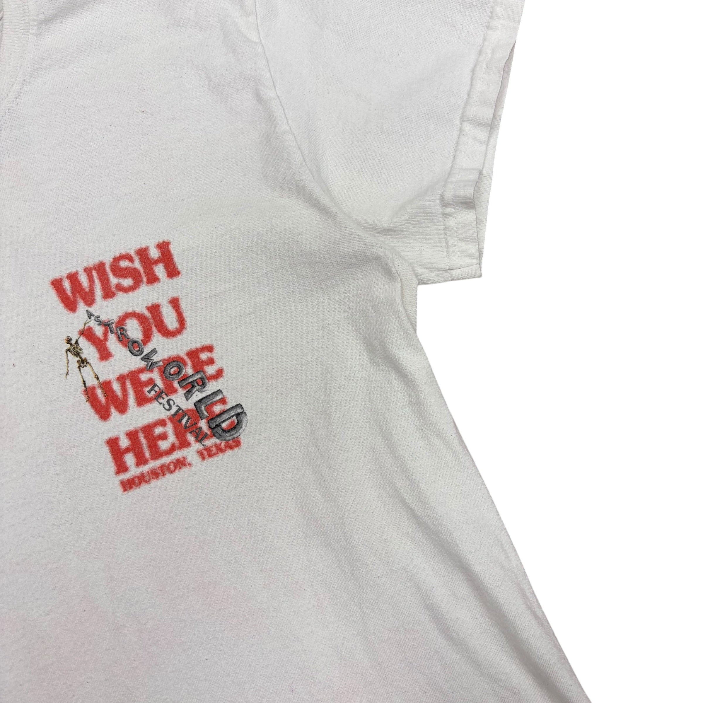 Astroworld Festival “Wish You Were Here” Houston Texas Tee White