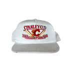 1989 NHL Calgary Flames Stanley Cup Champions Corduroy SnapBack