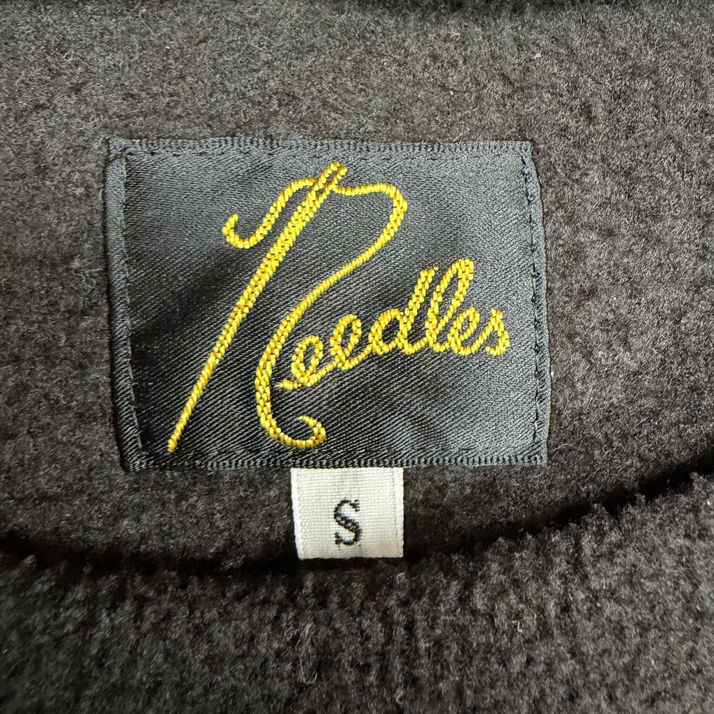 Needles Embroidered Fleece Tee Black
