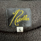 Needles Embroidered Fleece Tee Black