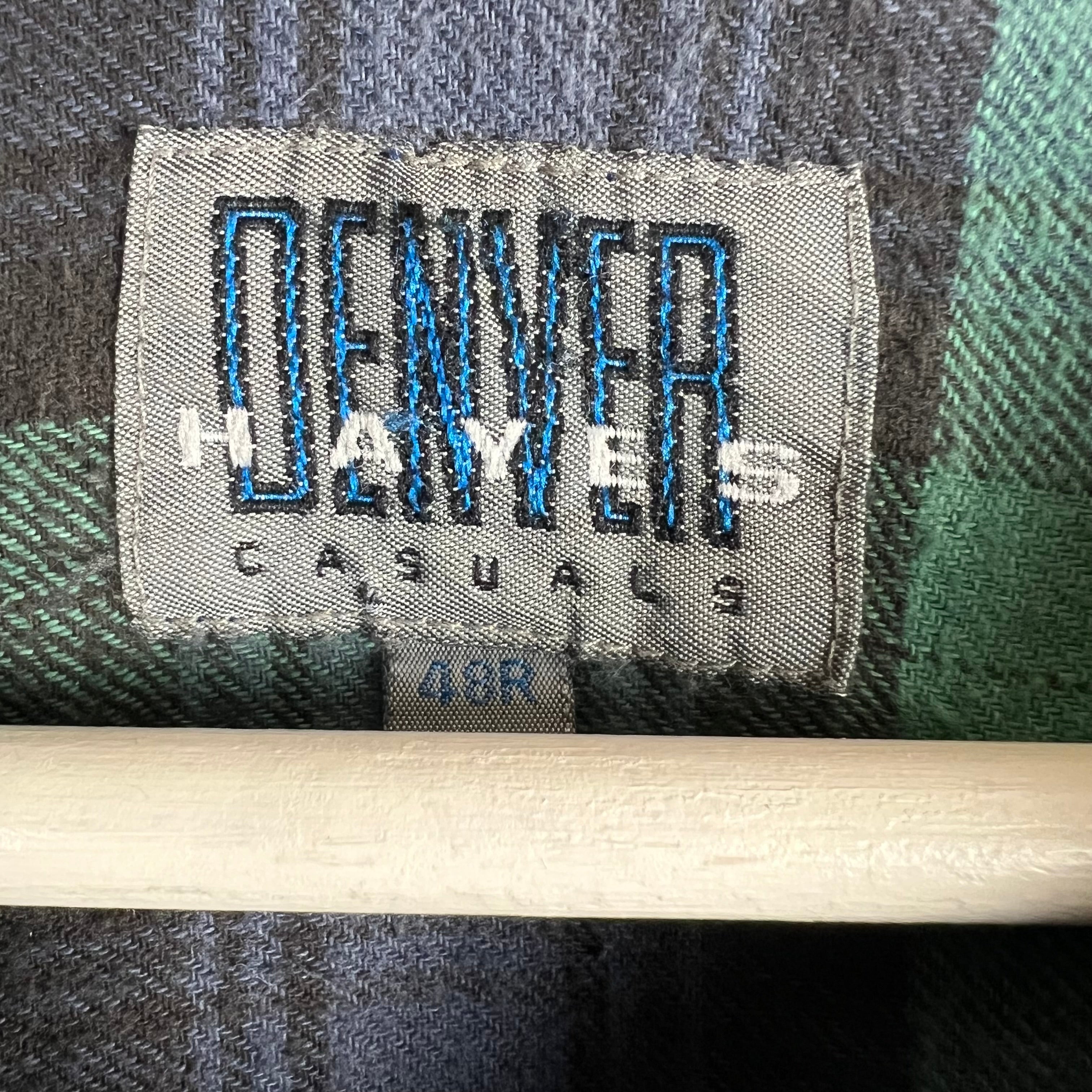 Vintage Denver Hayes Blanket Lined Denim Jacket Dark Mid Wash