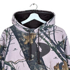 Vintage Mossy Oak Women’s Logo RealTree Hoodie Pink Camo