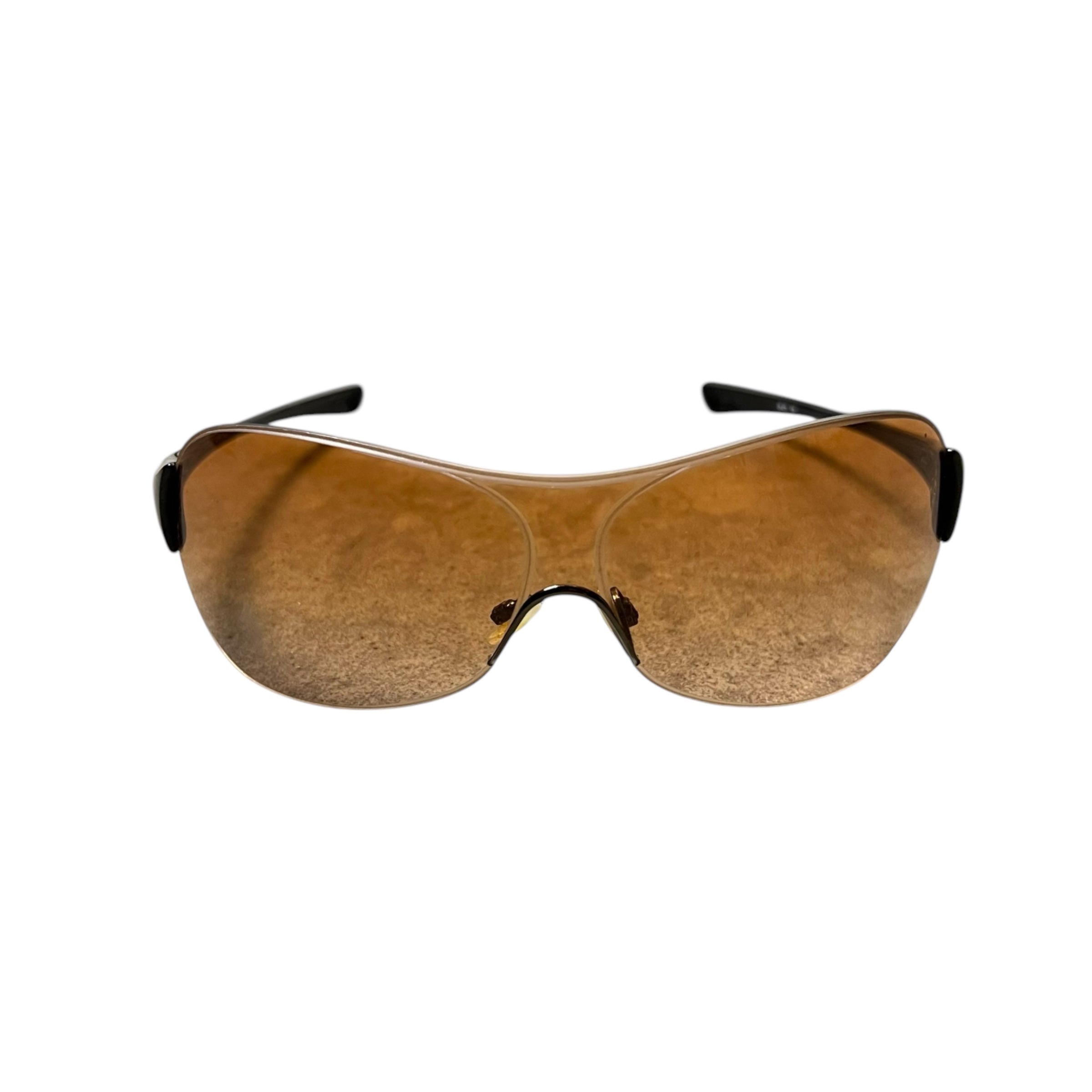 Oakley Conduct Rimless Sunglasses Brown Sugar