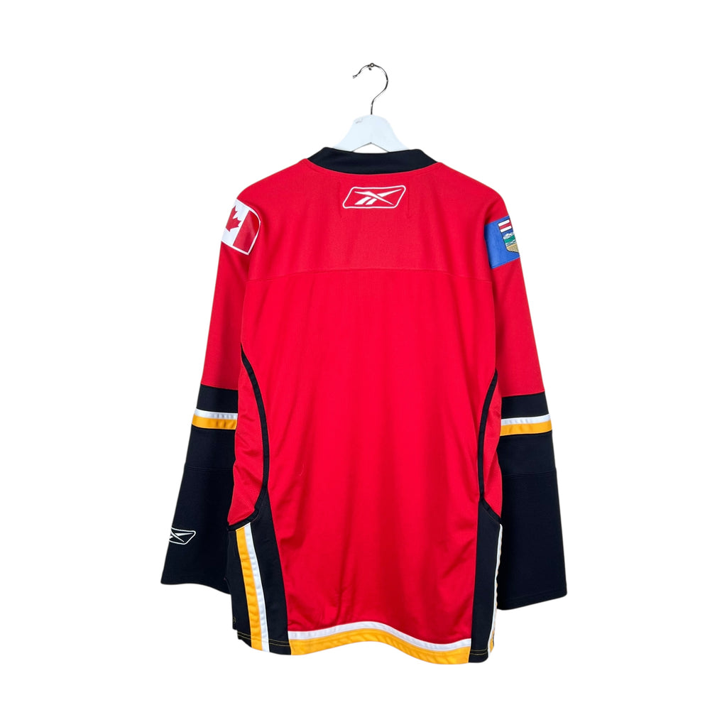 Vintage Reebok NHL Calgary Flames Blank Away Jersey