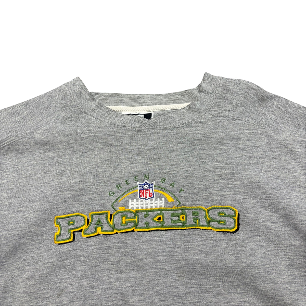 Vintage Puma NFL Green Bay Packers Embroidered Logo Crewneck Grey