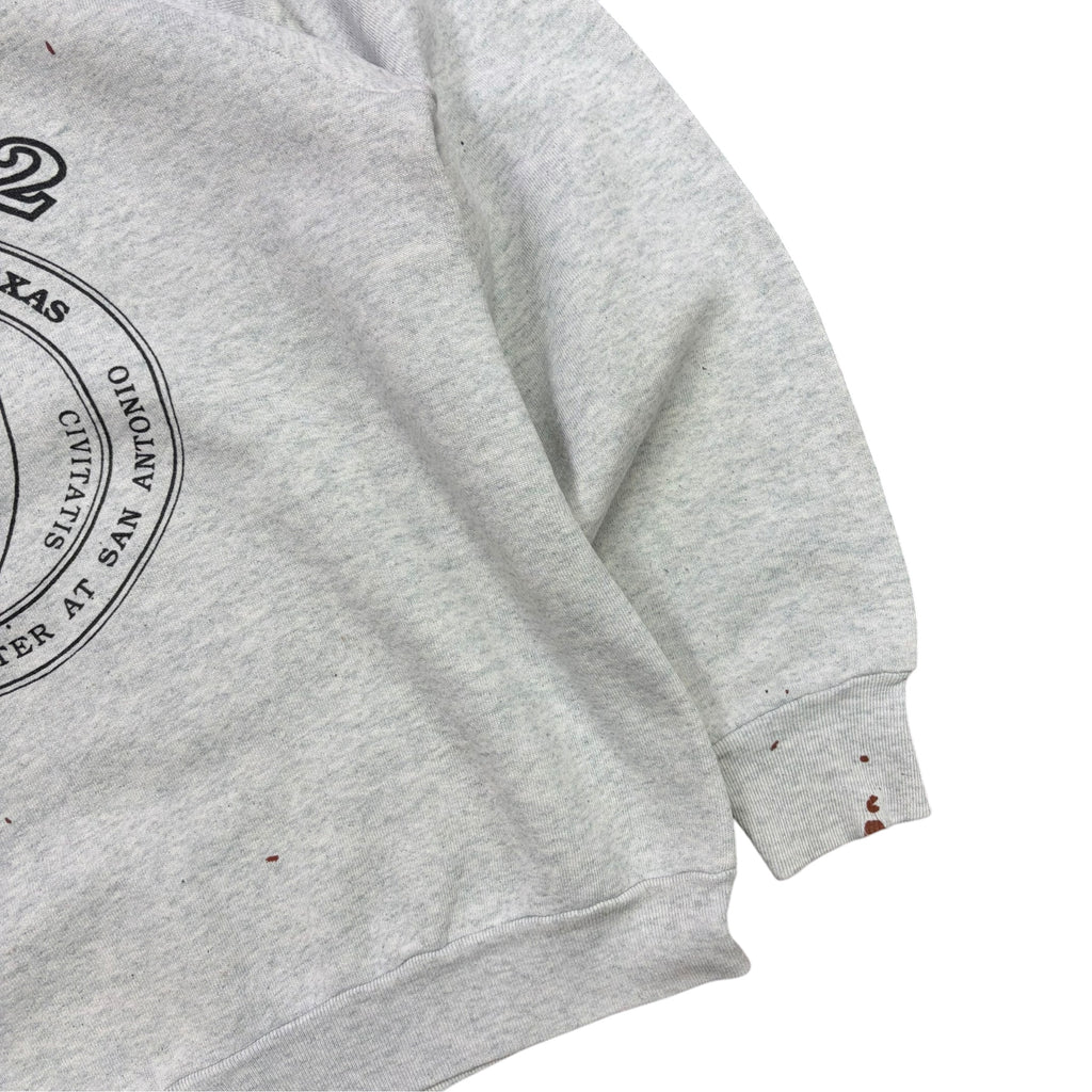 Vintage University of Texas Tappa ‘92 Crest Logo Crewneck Heather Grey