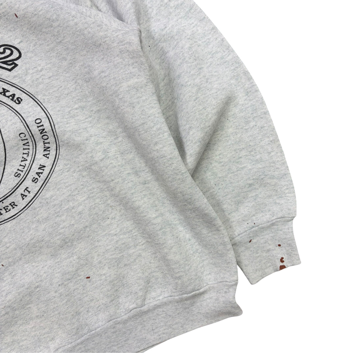 Vintage University of Texas Tappa ‘92 Crest Logo Crewneck Heather Grey