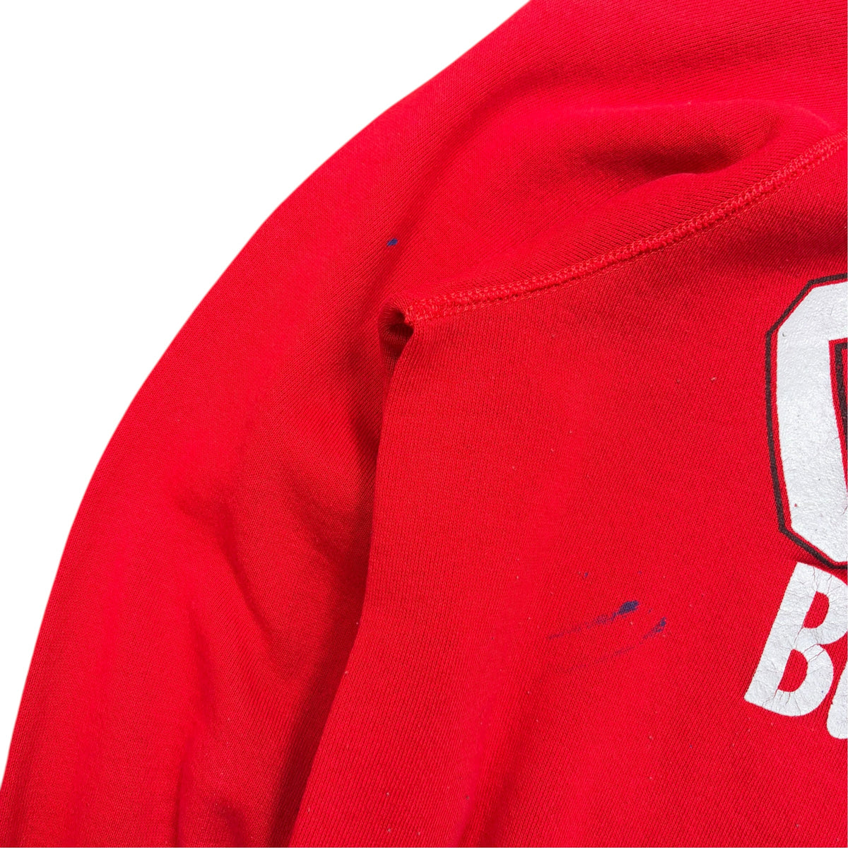Vintage Ohio State University Buckeyes Arch Logo Crewneck Red