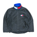 Vintage Tommy Hilfiger Fleece Full Zip Jacket Black