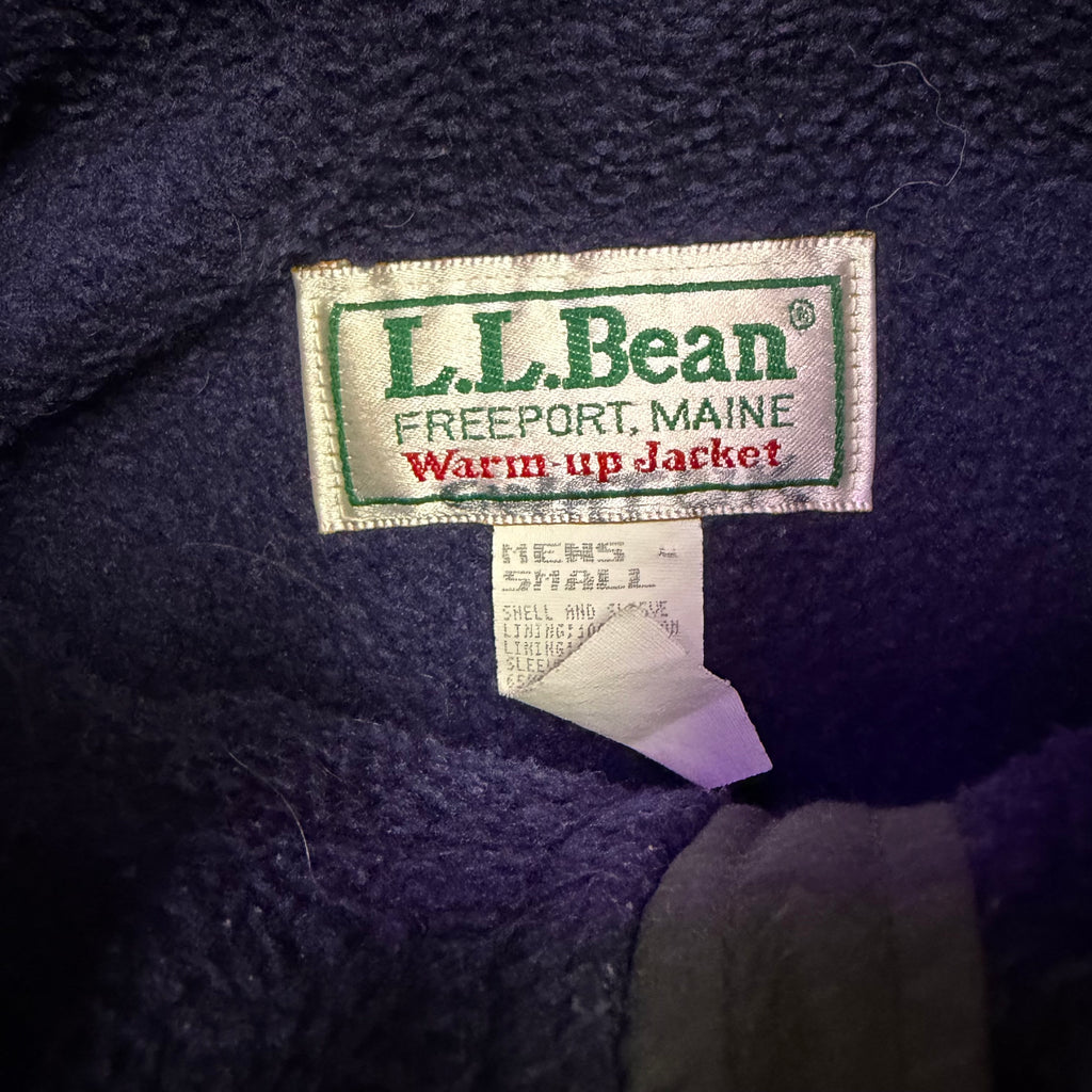 L.L. Bean Warm Up Fleece Lined Jacket Stone Grey