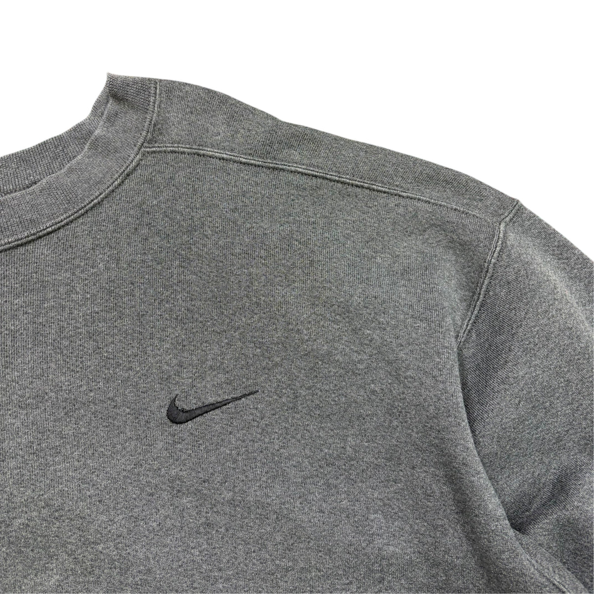 Vintage 90’s Nike Side Swoosh Crewneck Dark Grey