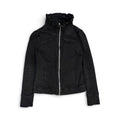 Vintage AR Women’s Ruffle Neck Jacket Black