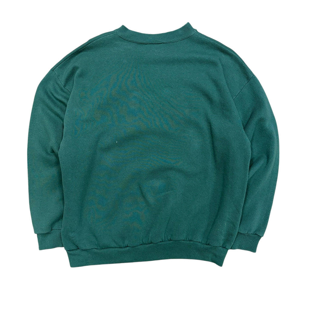 1997 CFL Edmonton Eskimos Grey Cup Stadium Crewneck Green